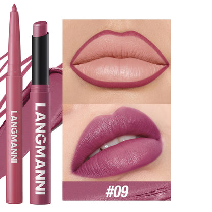 ✨ 2PCS Matte Lip Liner & Lipstick Set – Waterproof, Long Lasting & Moisturizing ✨💄