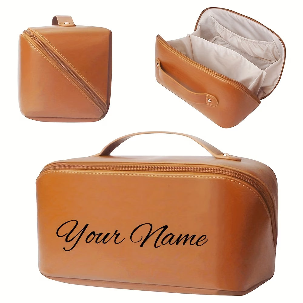 ✨ Custom Name Makeup Bag – Personalized Beauty Travel Essential ✨