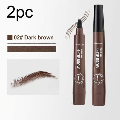 ✨💖 2PC Waterproof Eyebrow Set – Long Lasting, Smudge Proof & Natural Looking Brows 💖✨