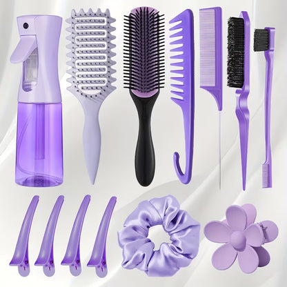✨ 13-Piece Salon-Quality Hair Tool & Brush Set | The Ultimate Styling Kit ✨