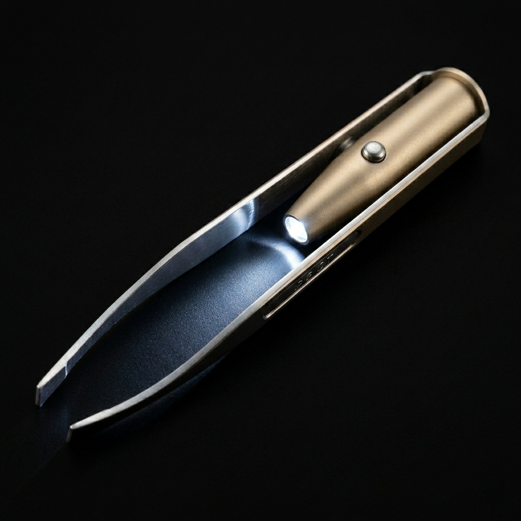 ✨ LED Light Precision Eyebrow Tweezer ✨