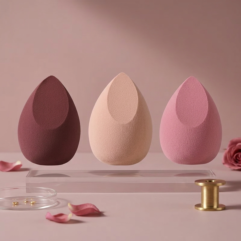 ✨ 3-Piece Flawless Finish Makeup Sponge Set | Gourd, Teardrop & Cushion Puffs ✨