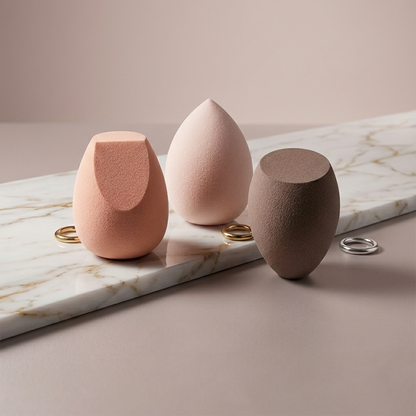 ✨ 3-Piece Flawless Finish Makeup Sponge Set | Gourd, Teardrop & Cushion Puffs ✨