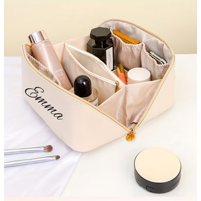 ✨ Custom Name Makeup Bag – Personalized Beauty Travel Essential ✨