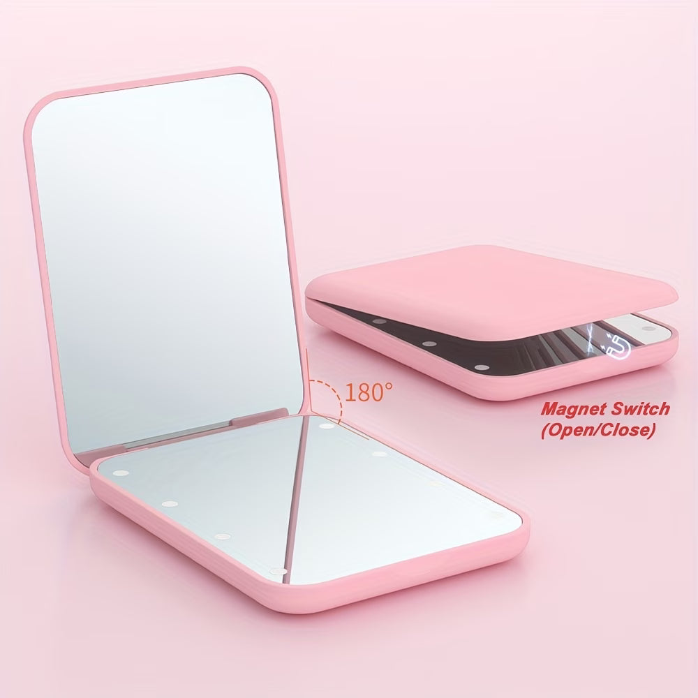 ✨ LED Pocket Makeup Mirror – Your Beauty Essential On The Go! ✨