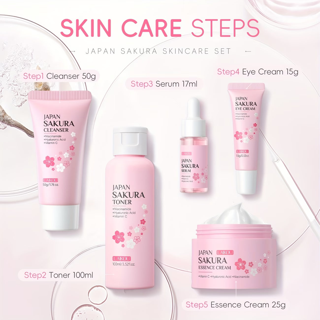 The Beauty Barn™ Sakura Radiance Collection